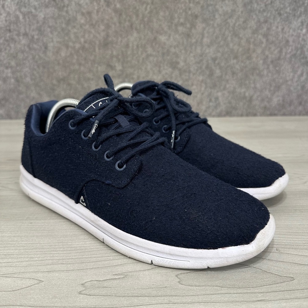 Cuater The Daily Wool Sneakers Mens 10.5 Navy Blue‎ TravisMathew Comfort Shoes